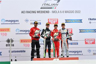 Podium race 1, ITALIAN F.4 CHAMPIONSHIP