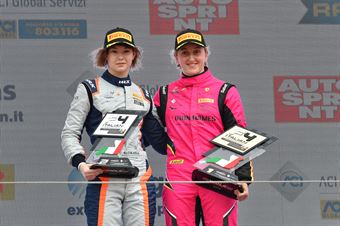 Podium women race 1, ITALIAN F.4 CHAMPIONSHIP