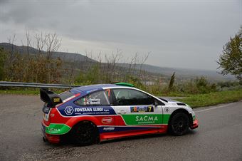 Luigi Fontana, Roberto Mometti (Ford Focus WRC #7, Bluthunder Racing), TROFEO RALLY ASFALTO E COPPA ITALIA