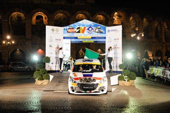 Stefano Albertini, Silvia Mazzetti (Peugeot 208 R2B, Racing Lion);, CAMPIONATO ITALIANO ASSOLUTO RALLY SPARCO