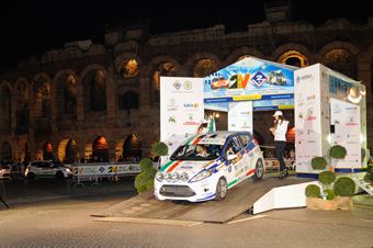 Jacopo Trevisani, Nicolò Ventoso (Ford Fiesta R2B, #39), CAMPIONATO ITALIANO ASSOLUTO RALLY SPARCO