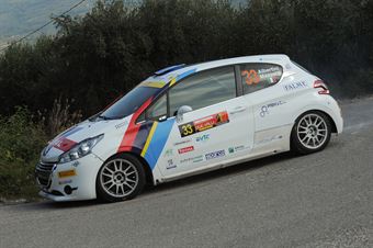 Stefano Albertini, Silvia Mazzetti (Peugeot 208 R2B, #33 Racing Lion);, CAMPIONATO ITALIANO ASSOLUTO RALLY SPARCO