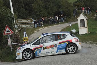 Paolo Andreucci, Anna Andreussi (Peugeot 208 T16, #3 Racing Lion SRL);, CAMPIONATO ITALIANO ASSOLUTO RALLY SPARCO
