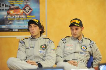 Giacomo Scattolon, Fabio Grimaldi, Conferenza Stampa 32° Rally Due Valli, CAMPIONATO ITALIANO ASSOLUTO RALLY SPARCO