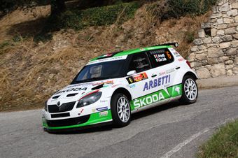 Emanuele Arbetti, Samantha De Colle (Skoda Fabia S2000, #6 Car Racing);, CAMPIONATO ITALIANO ASSOLUTO RALLY SPARCO