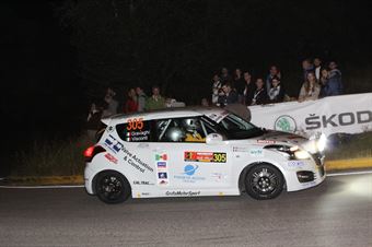 Filippo Visconti, Filippo Gravaghi (Suzuki Swift Sport R1B, #305 Meteco Corse);, CAMPIONATO ITALIANO ASSOLUTO RALLY SPARCO