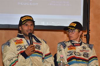 Conferenza Stampa: Paolo Andreucci, Anna Andreussi (Peugeot 208 T16 R5 #1), CAMPIONATO ITALIANO ASSOLUTO RALLY SPARCO