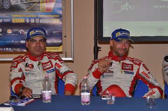 Conferenza Stampa: Giandomenico Basso, Lorenzo Granai (Ford Fiesta R5 LDI R5 #2, Movisport), CAMPIONATO ITALIANO ASSOLUTO RALLY SPARCO