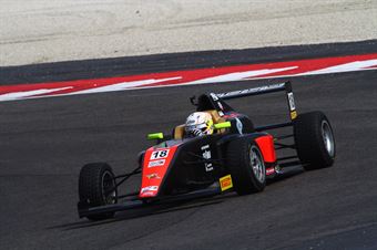 Simone Cunati (Vincenzo Sospiri Racing Srl,Tatuus F.4 T014 Abarth #18) , ITALIAN F.4 CHAMPIONSHIP