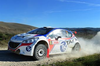 Giacomo Costenaro, Justin Bardini (Peugeot 208 T16 R5 #6, Rally Team), CAMPIONATO ITALIANO RALLY TERRA