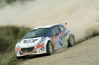 Giacomo Costenaro, Justin Bardini (Peugeot 208 T16 R5 #6, Rally Team), CAMPIONATO ITALIANO RALLY TERRA