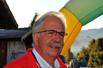 Giuseppe Carcerere, commissario di percorso alla partenza, CAMPIONATO ITALIANO VELOCITÀ MONTAGNA