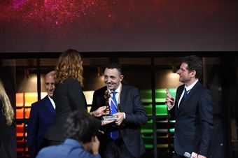 Premiazioni Volanti ACI e Caschi d'Oro 2018   Christian Merli Vincitore Casco d'Oro Tricolore/Argento, CAMPIONATO ITALIANO VELOCITÀ MONTAGNA