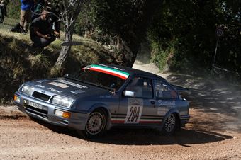 Bentivogli Bruno,Cecchi Andrea Marco(Sierra Cosworth,#204), CAMPIONATO ITALIANO RALLY TERRA STORICO