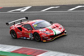 Han Huilin Leo Gai Stefano, Ferrari 488 GT3 Evo GT3 PRO AM AF Corse #39   Free practice , CAMPIONATO ITALIANO GRAN TURISMO