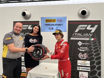 Antonelli Kimi, Tatuus F.4 T421 Prema Racing #12   PIRELLI Price Giving   Race 1 , ITALIAN F.4 CHAMPIONSHIP