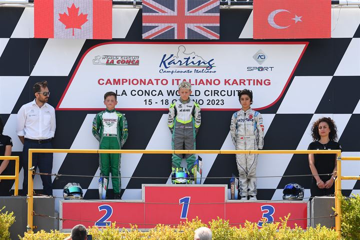 La dernière manche du championnat italien de karting ACI a débuté à Val  Vibrata - Kartcom